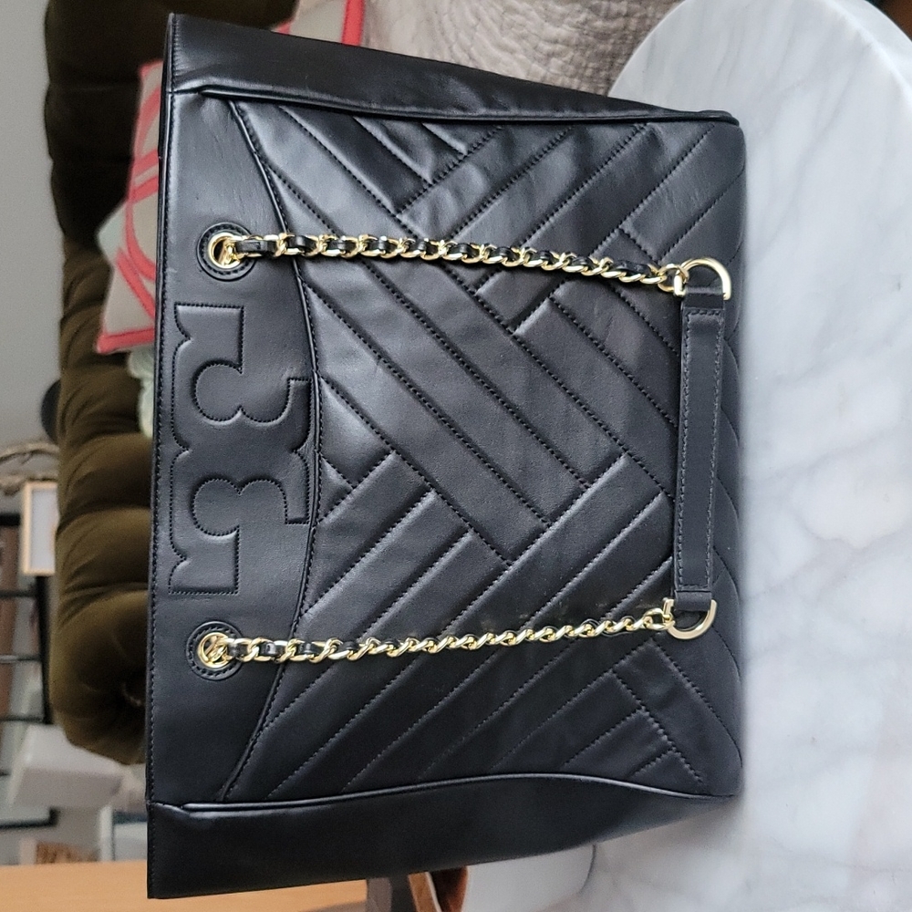 Tory Burch Quilted Leather Tote